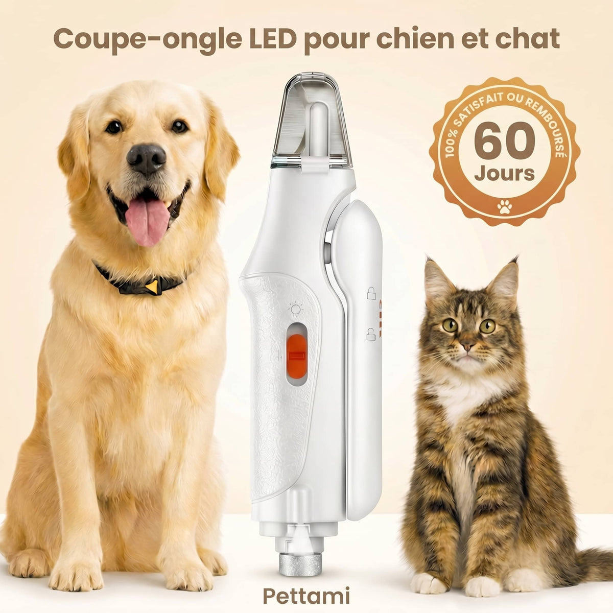 LunaCoupe™ Pro — Coupez les griffes sans stress, sans risquer de le blesser